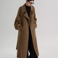 Stand Collar Long Loose Wool Coat SRS0361