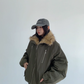 Fur Collar Cotton Jacket YLS0992