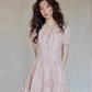 Pastel Pink Frill Dress SMS0010