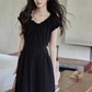 Puff Sleeve Long Dress SMS0023