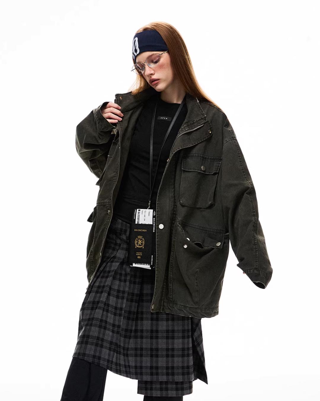 Vintage Washed Workwear Jacket EZK0103