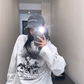 Dog Print Loose Long Sleeve T-Shirt YLS0913