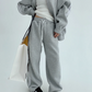 Sideline Stand Neck Jacket / Wide Sweatpants YLS0536