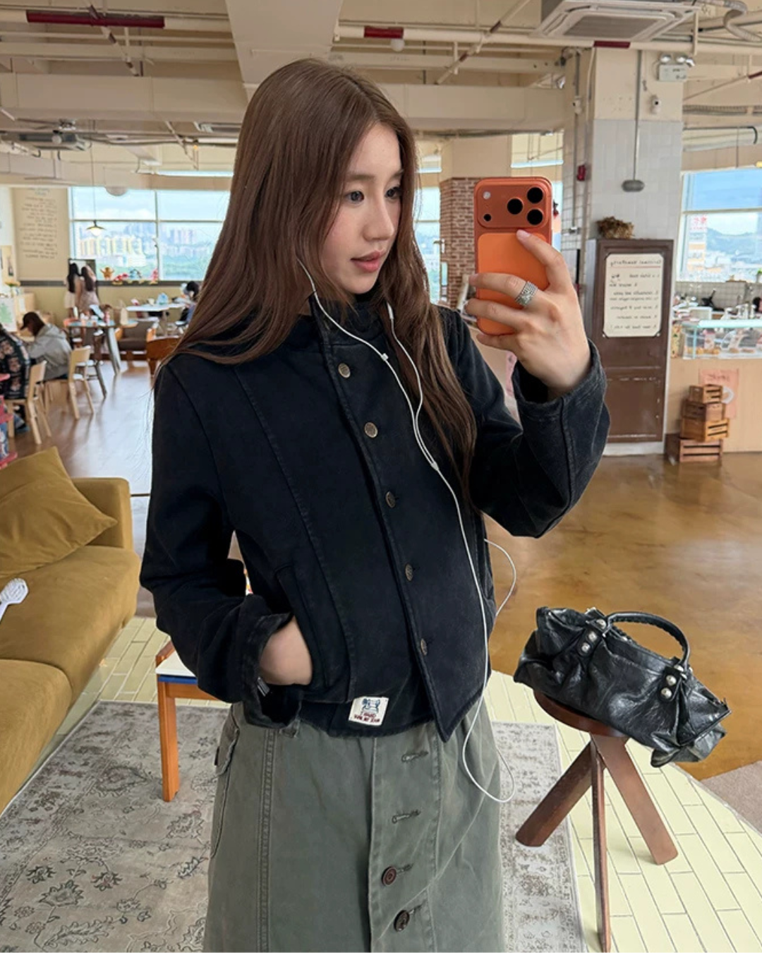 Vintage Washed Hoodie Jacket CYE0103