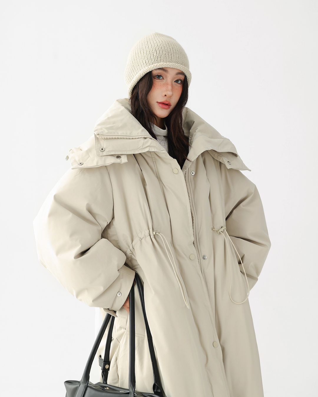 Stand Collar Long Down Coat ACS0335