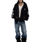 Waffle Knit Hoodie Zip-up Jacket ZTS0016