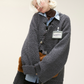 Volume V-Neck Knit Cardigan MAM0010