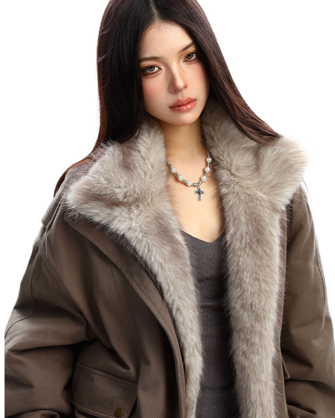 Fur Collar Cotton Jacket BGS0036