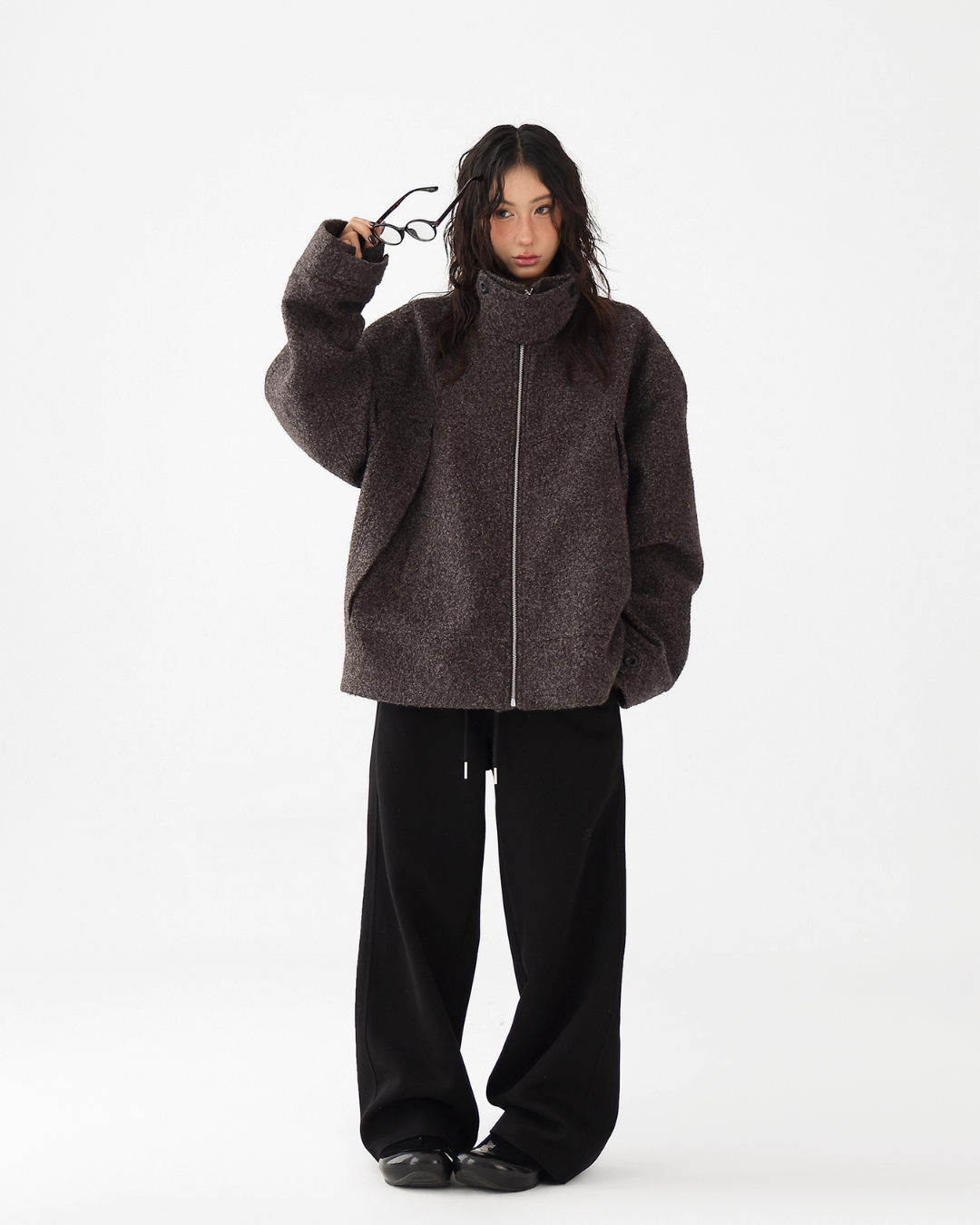 Elegant Stand Collar Wool Coat ACS0320