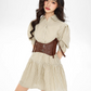 Flare Shirt Dress / Belt Bustier EPU0011