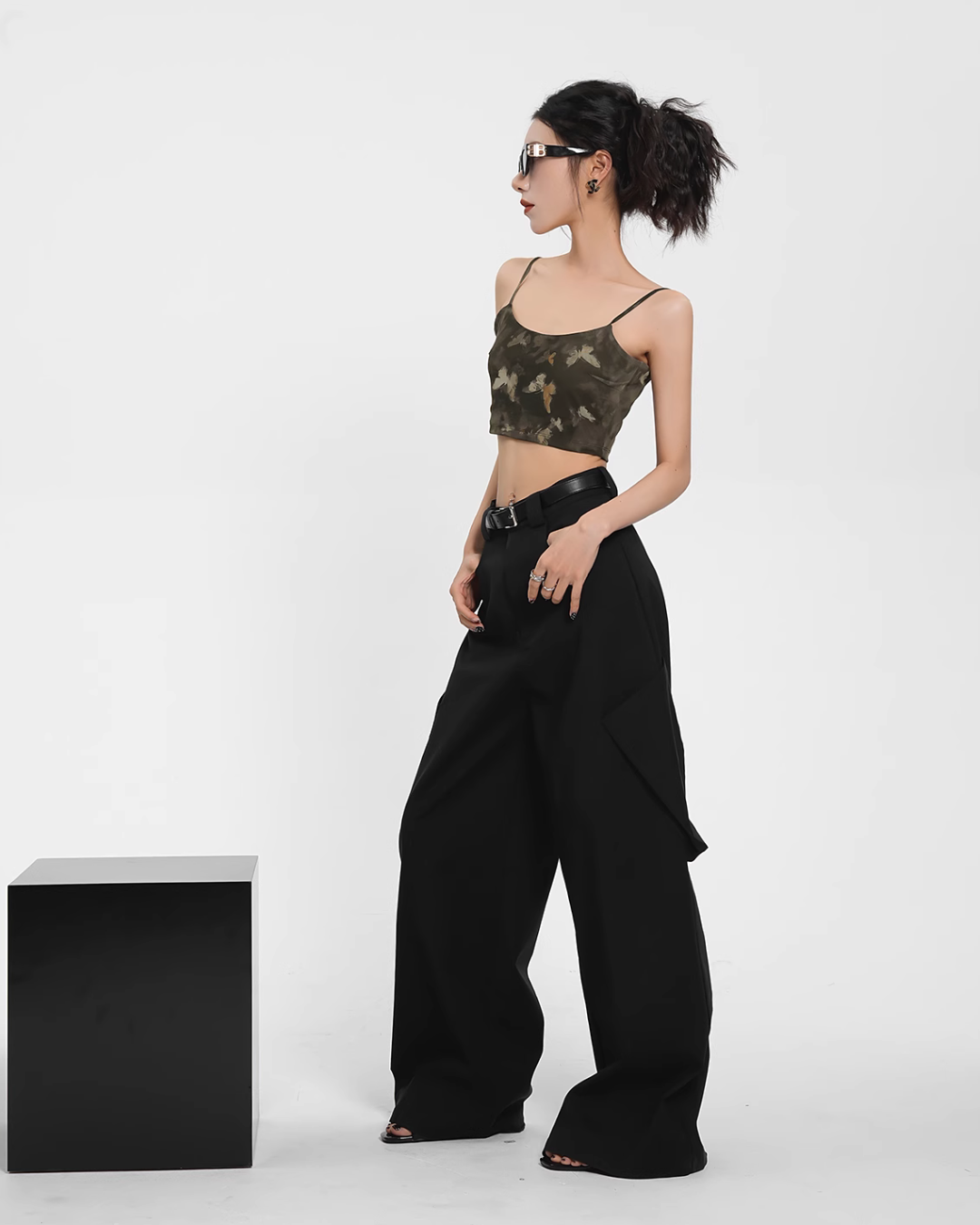 Wide Cargo Pants  SRS0297