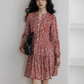 V-Neck Floral Dress VAS0193