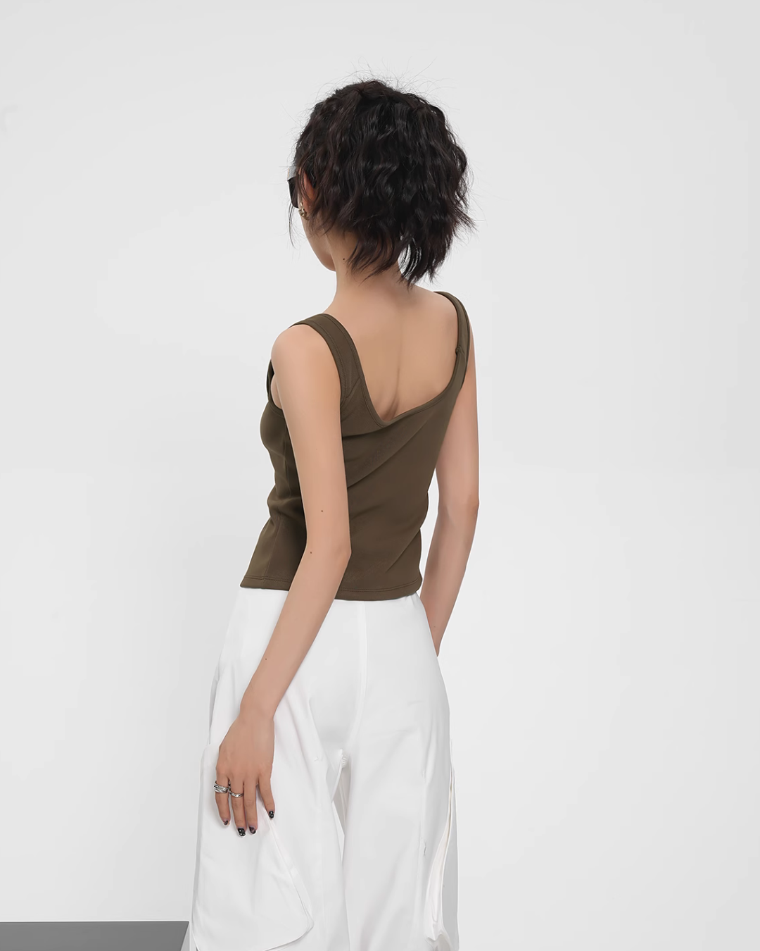 Minimal Fit Zip Tank Top SRS0291