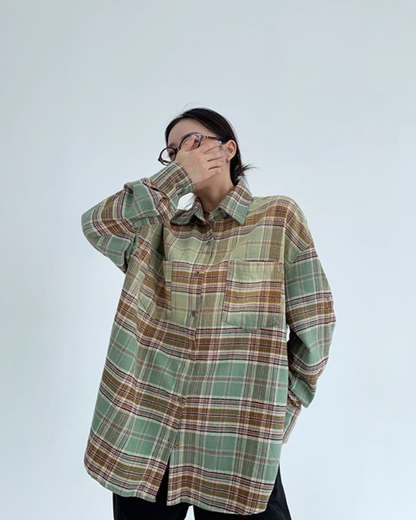 Back Logo Vintage Shirt YLS0905