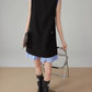 Striped Patchwork Sleeveless Vest Dress FER0066