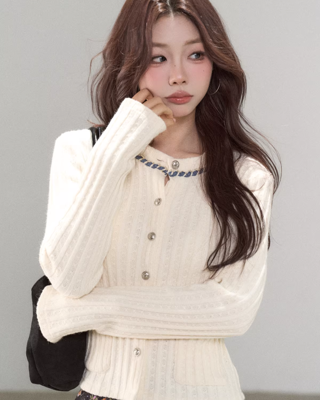 Round Neck Tight Knit Top WDB0025