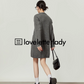 Round Neck Fake Pocket Knit Dress LLA0409