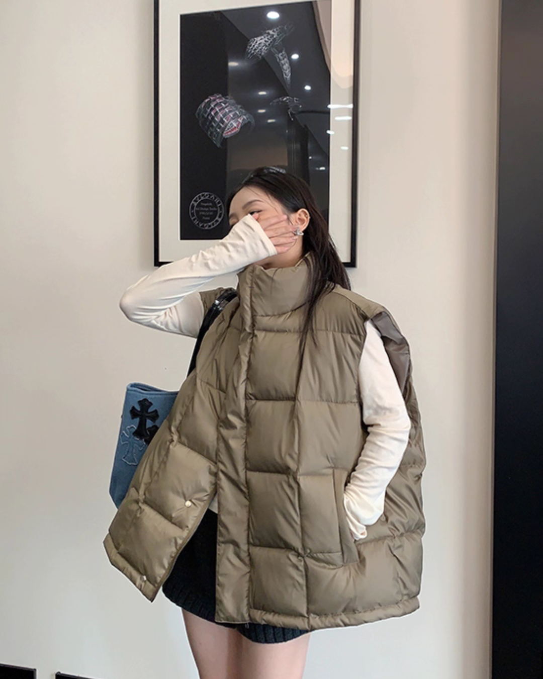 Stand Collar Down Vest YLS1006