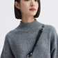 Mock Neck Knit Dress SHN0016