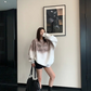 Letter Graphic Sweatshirt YLS1042
