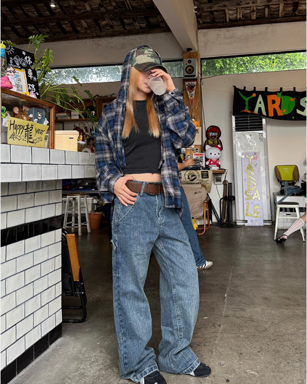 Vintage Hood Checkered Shirt CYE0004