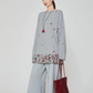 Patchwork Double-Layer Long-Sleeve T-Shirt FER0390