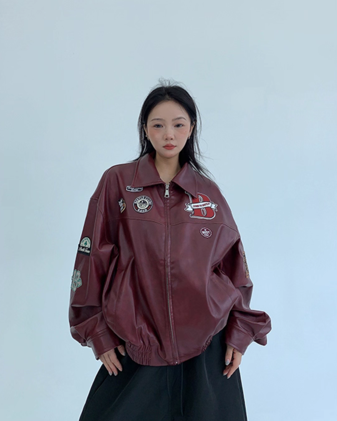 American Retro PU Leather Jacket YLS0895