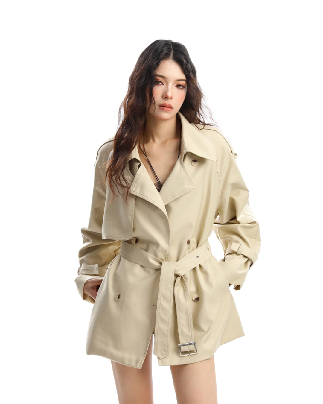 Mid Length Trench Coat BGS0011