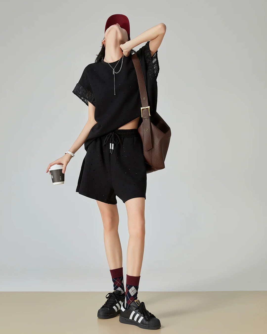 French Sleeve Top / Short Pants FER0241