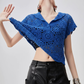 Crochet Knit Polo Summer Knit FER0263