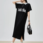 Cat Graphic Polo Long Dress FER0199