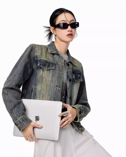 Retro Denim Jacket ICM0085