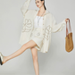 Floral Rope Embroidery Shirt / Short Pants FER0389