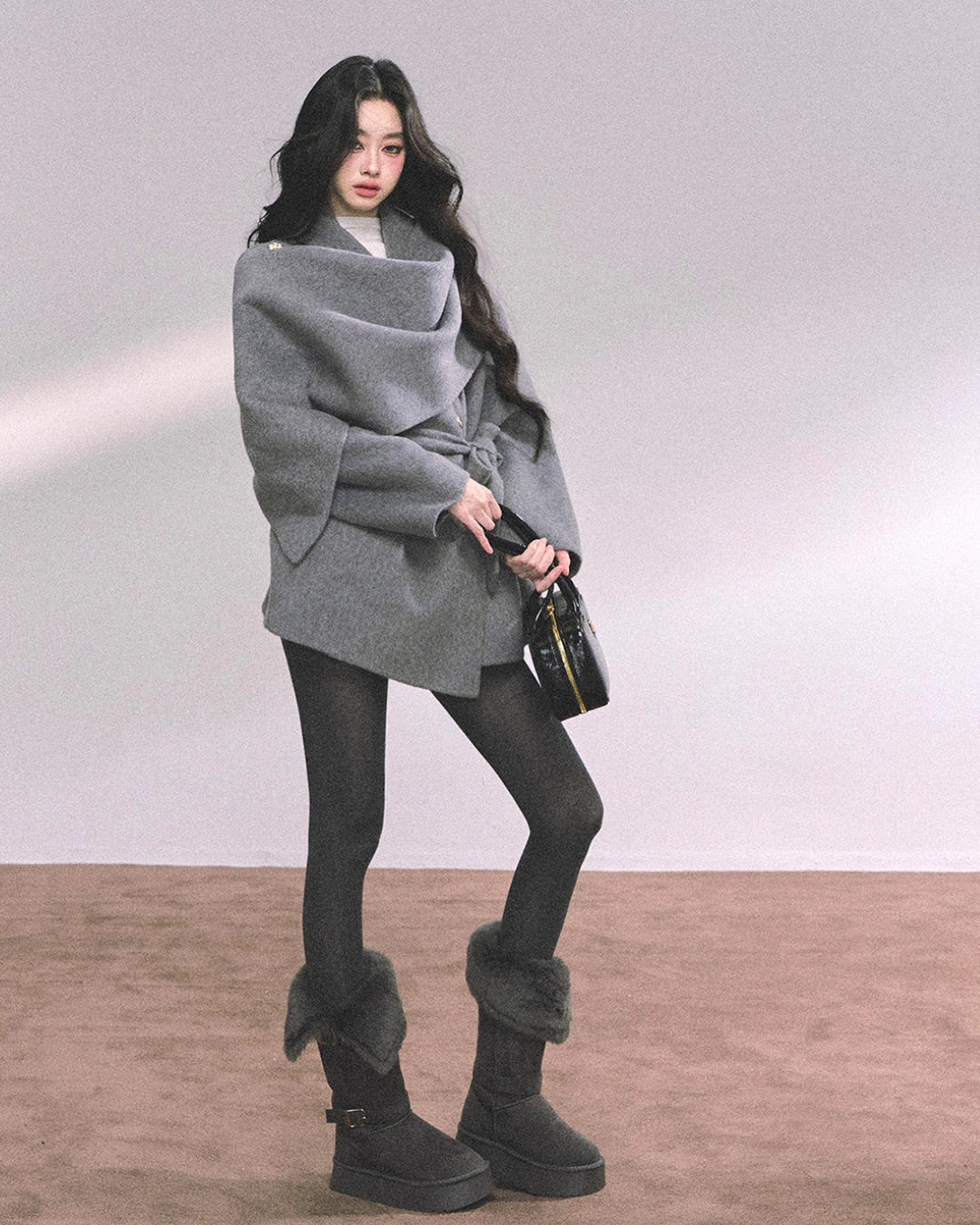 Cape Wool Short Coat LAS0046