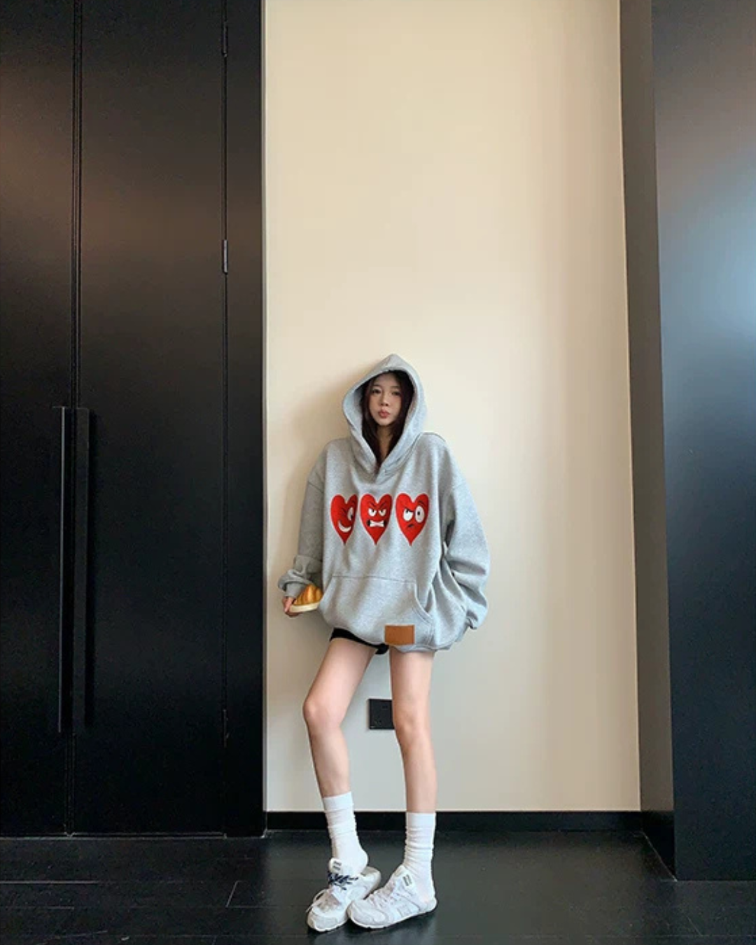 Heart Cartoon Hoodie YLS1073