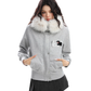 Fur Hood Camouflage Jacket BGS0016