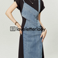 Docking Denim Dress LLA0212