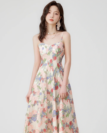 Flower Flare Cami Dress LSN0003