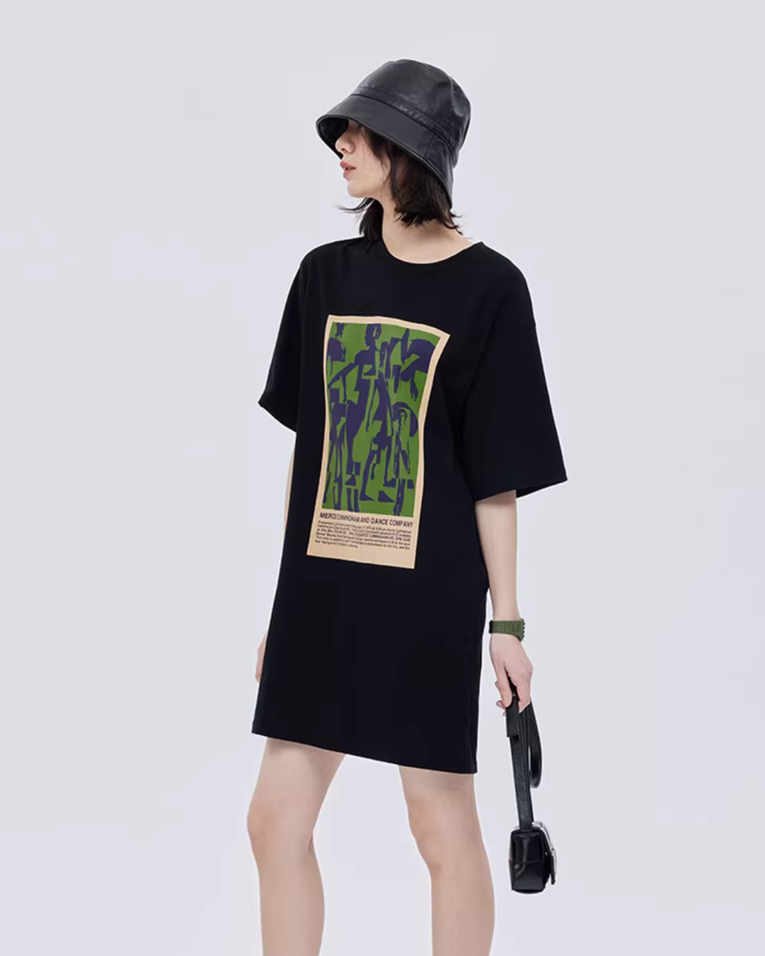 Graphic T-Shirt Dress SHN0029