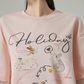 Race Sleeve Dog Print T-Shirt FER0153