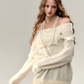 Offshoulder Cable Knit Dress VPT0019