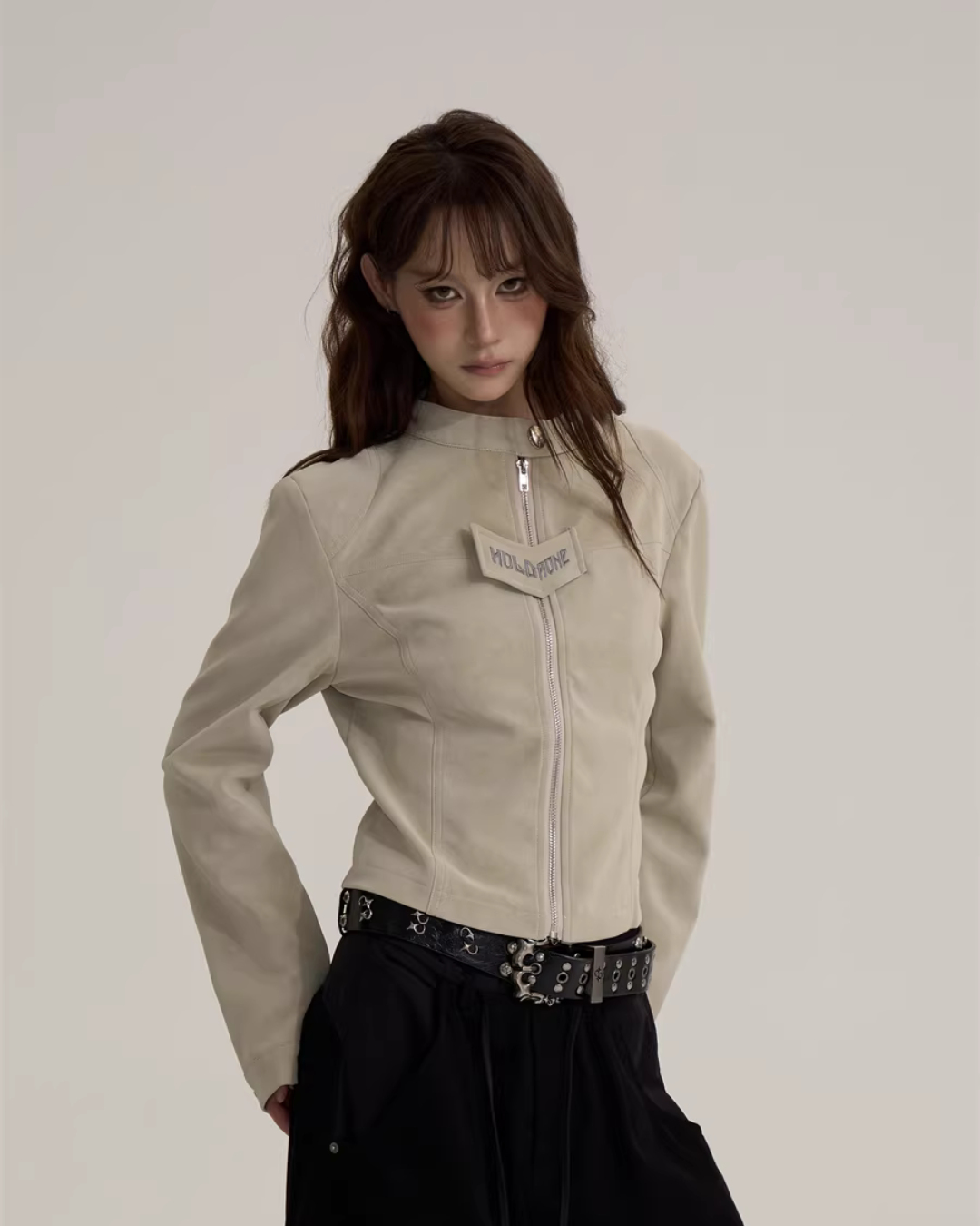 Suede Cropped Jacket ONP0003