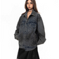Polka Dot Diamond Denim Jacket BLB0027