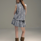 Flower Shirt Vest / Balloon Mini Pants USY0008