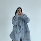 Stand Collar Loose Denim Jacket YLS0980