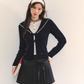Sailor Collar Layered-Style Top ASG0078