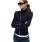 Stand Collar Slim Fit Jacket IMX0006