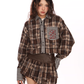 Paid × Gingham Check Shirt / Tiered Mini Skirt BGS0047
