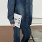 Retro Washed Denim Jacket / Straight Denim Pants LLA0017