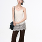 Vintage Jacket / Lace Cami Dress / Flare Pants WEO0059